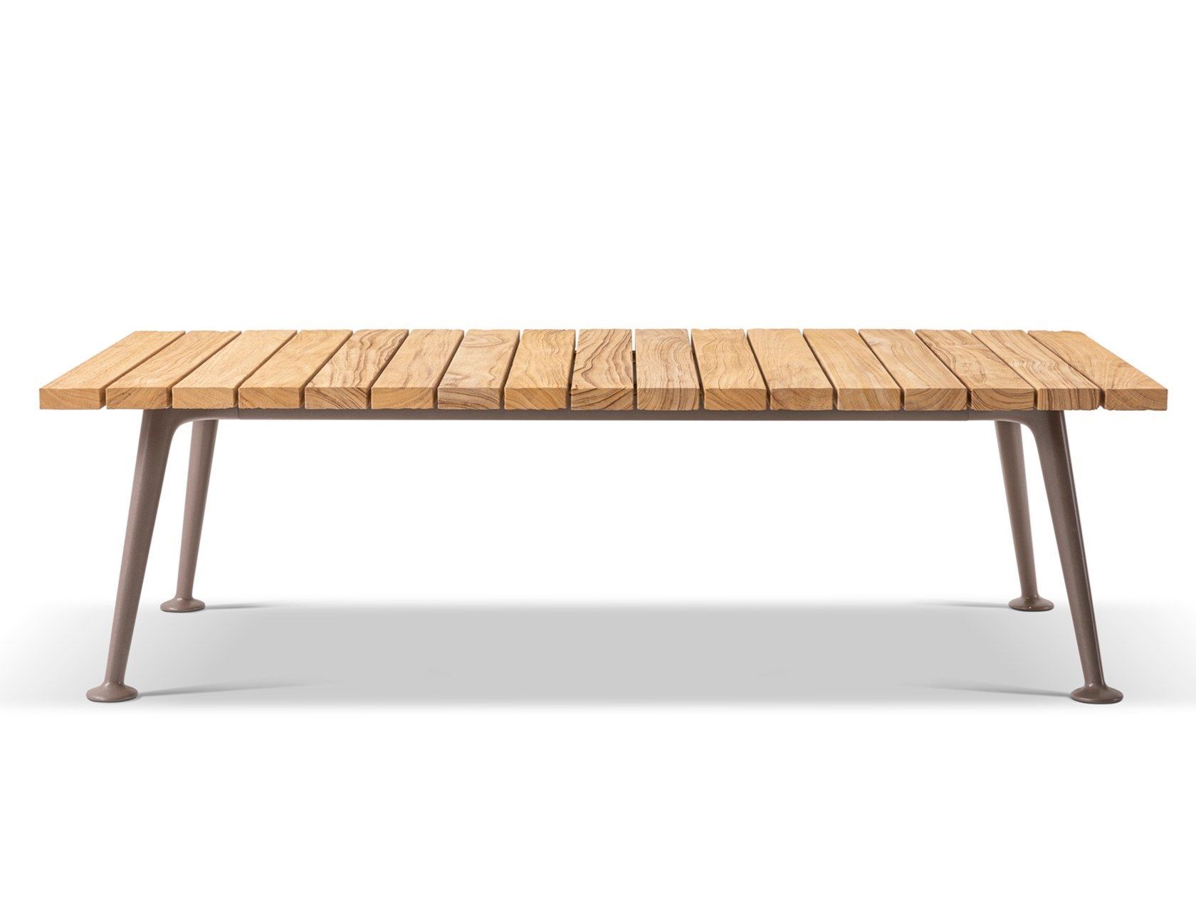 Прямоугольный журнальный столик из алюминия и дерева CASSINA ARCH-00117643 - Вид №8