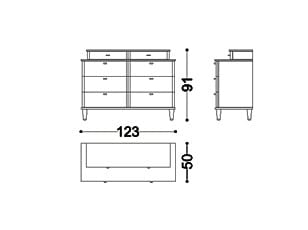 Деревянный комод OPERA CONTEMPORARY Дезире ARCH-00009099 - Вид №3