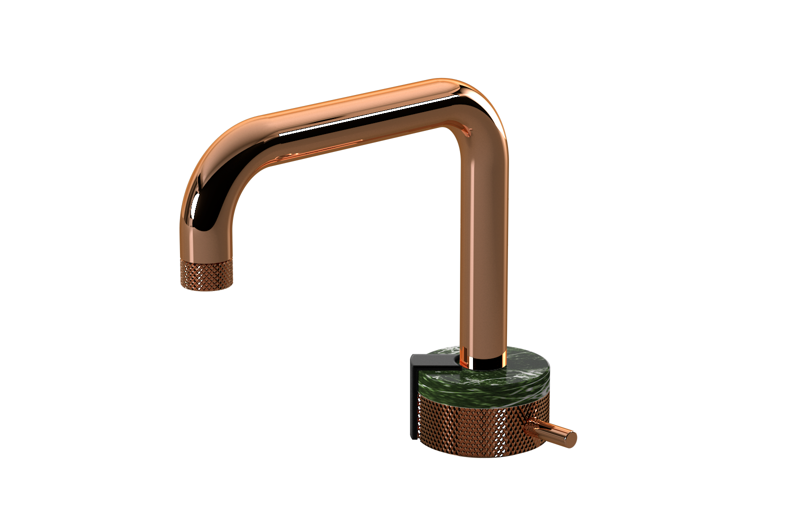 E-11500-R2MG-L2MBK-RG Однорычажный прогрессивный смеситель для раковины - излив 15,3см GRAFF MOD+