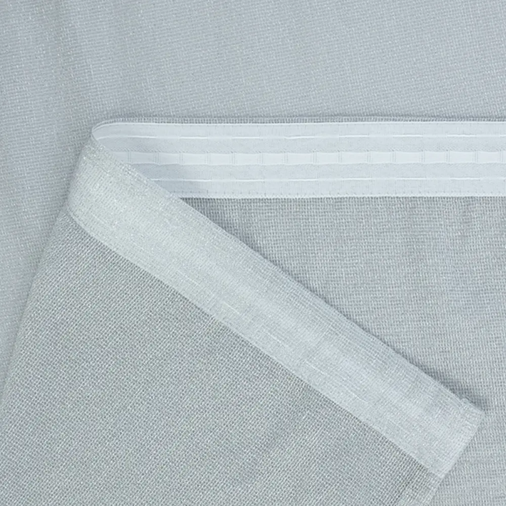 Тюль на ленте Блеск 28993 300x280 см цвет серый AMORE MIO STLM-2203847 - Вид №1