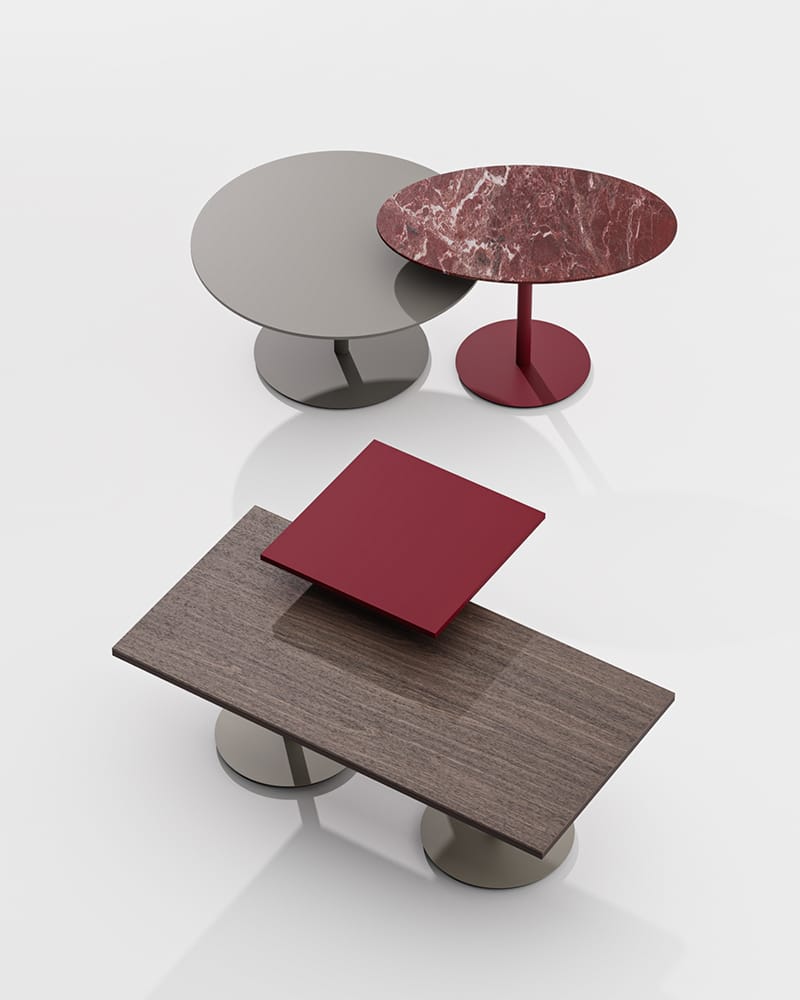 Круглый деревянный журнальный столик для контракта PROF ARCH-00109432 - Вид №5