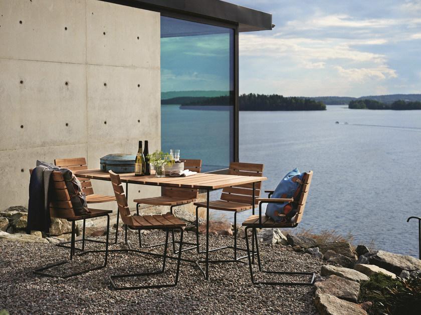 Skargaarden Консольный садовый стул из тика Grinda sun-id-1395831 - Вид №5