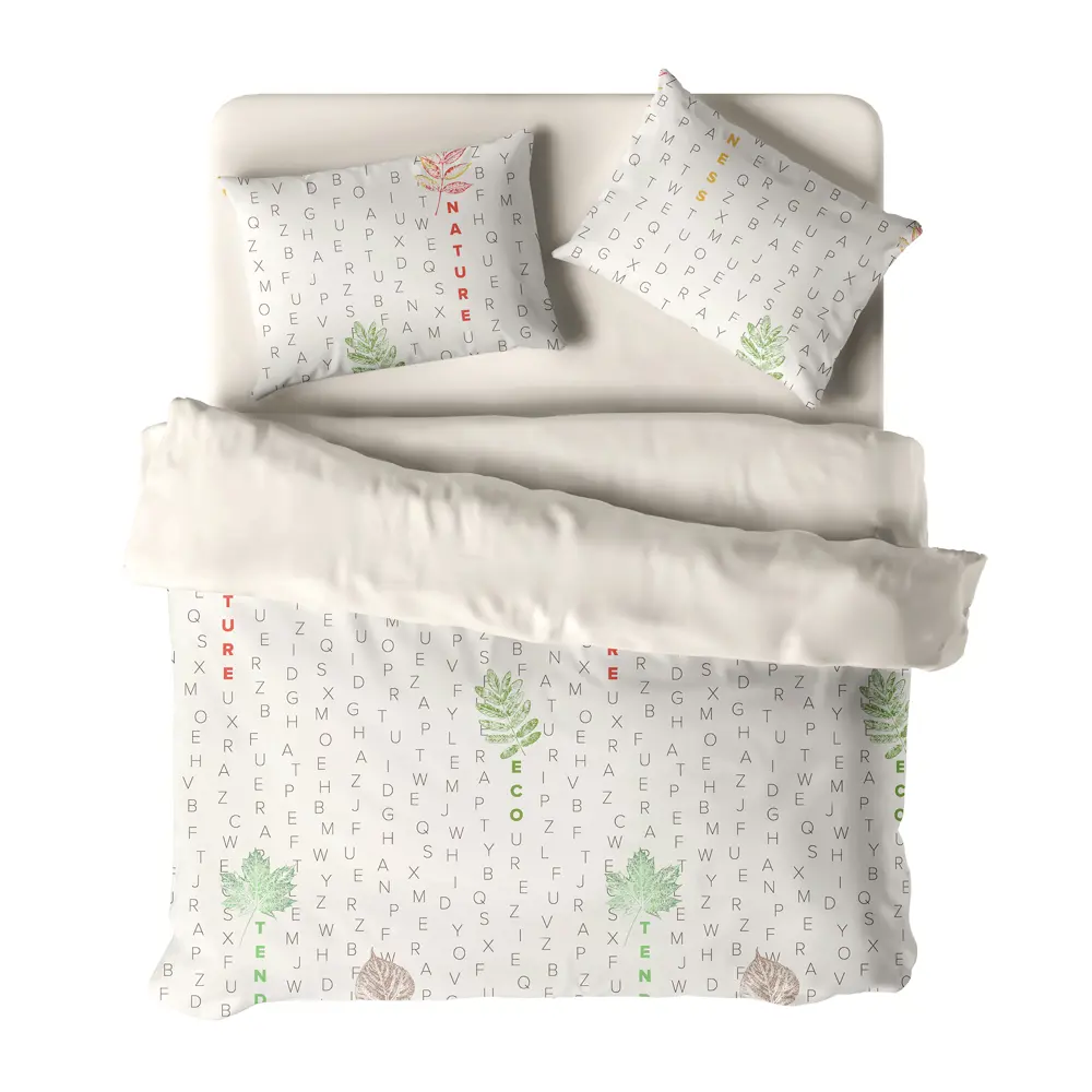 Комплект постельного белья Волшебная ночь Эко Romance евро бежевый 89438373 STLM-1585229