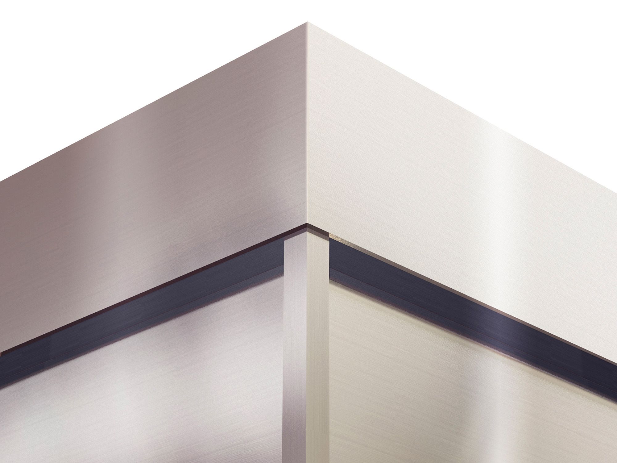 Кухня из нержавеющей стали с островом без ручек Miratap OSSO ARCH-00129289 - Вид №8