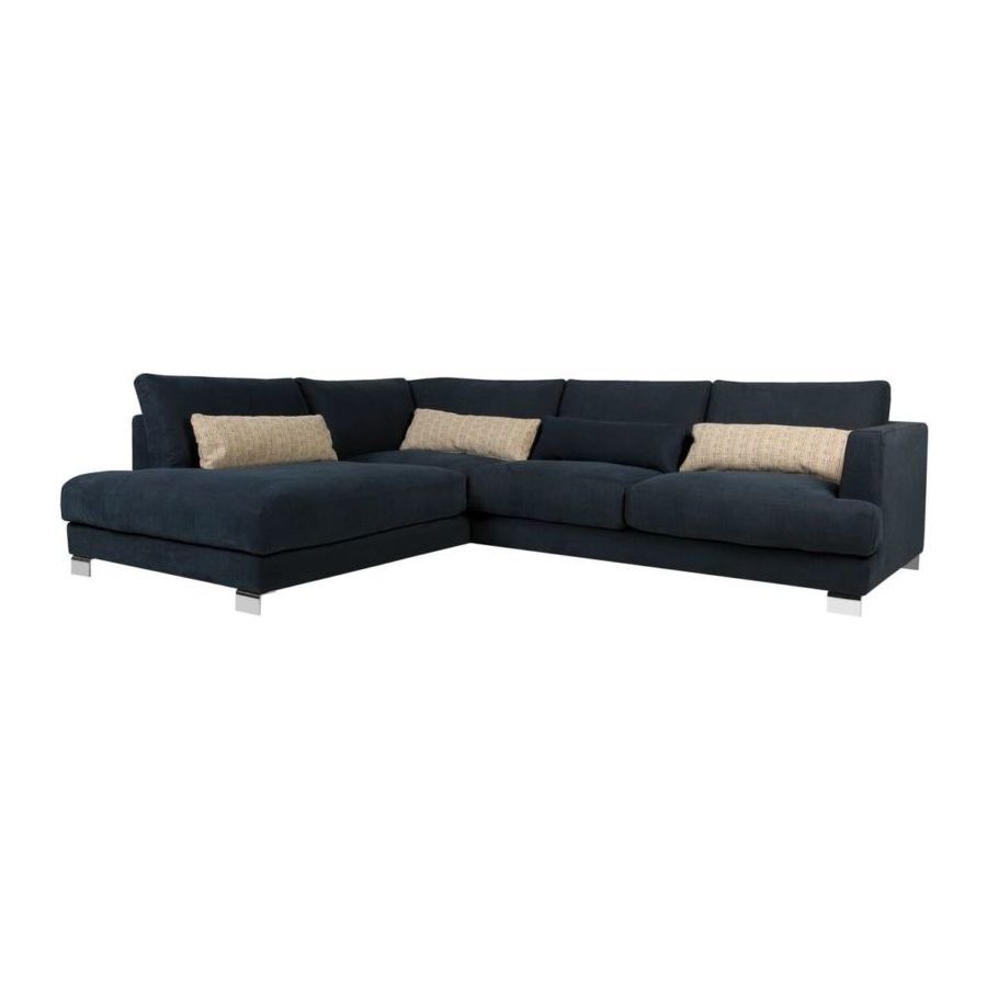 Диван угловой Brandon, левосторонний, черный Sits S1076 - Вид №6