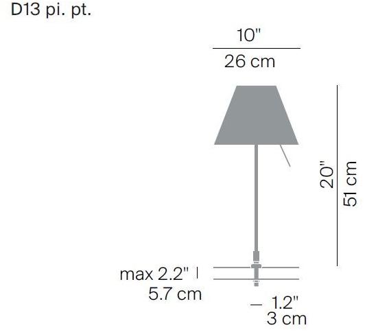 LUCEPLAN Светодиодная настольная лампа из поликарбоната Costanzina sun-id-1487163 - Вид №4
