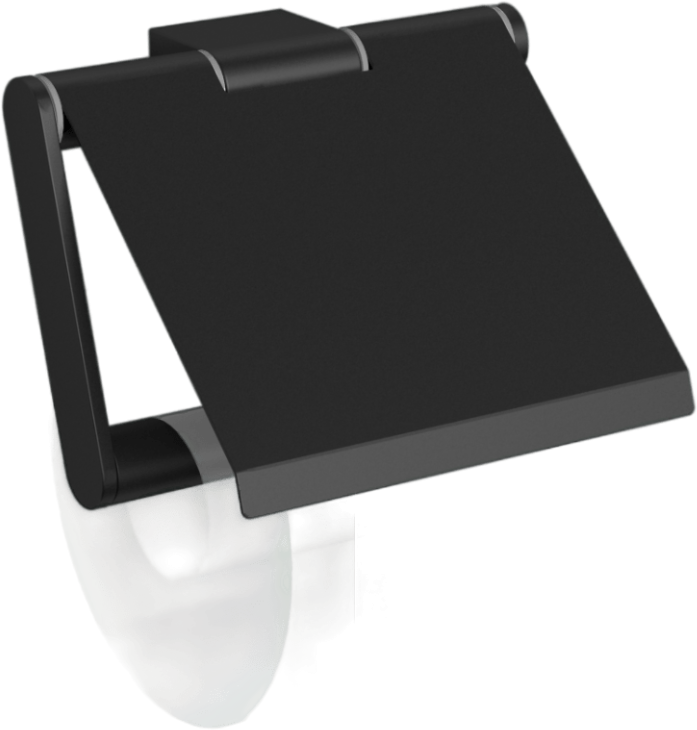 28041A-BP Бумагодержатель подвесной цвет черный матовый LANGBERGER Accessories, BLACK EDITION