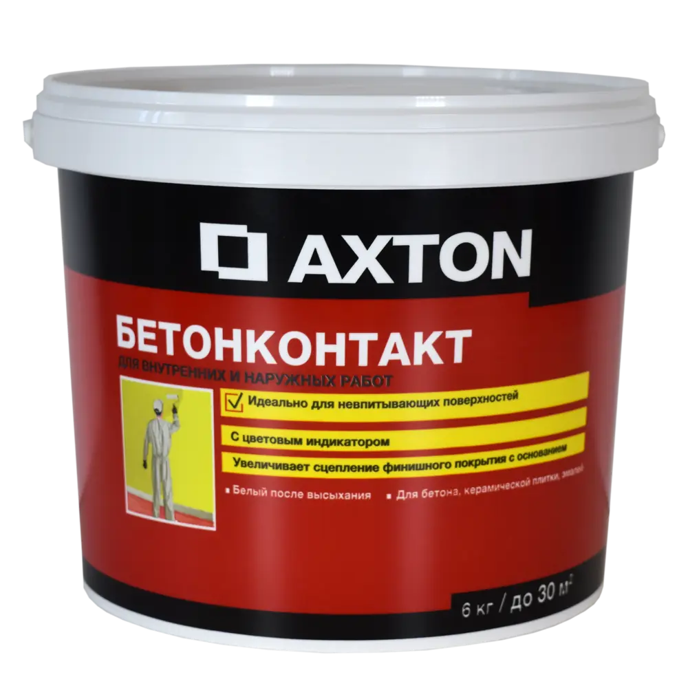 Бетоноконтакт Axton для идеальной адгезии поверхностей 6 кг 81951453 STLM-0014762