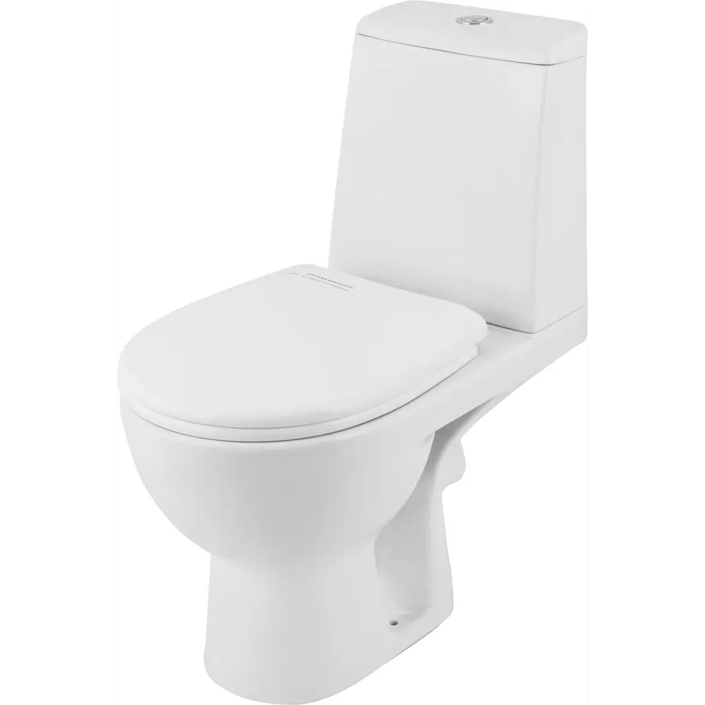 Унитаз напольный «Прима» горизонтальный выпуск двойной слив ROSA STLM-2081220