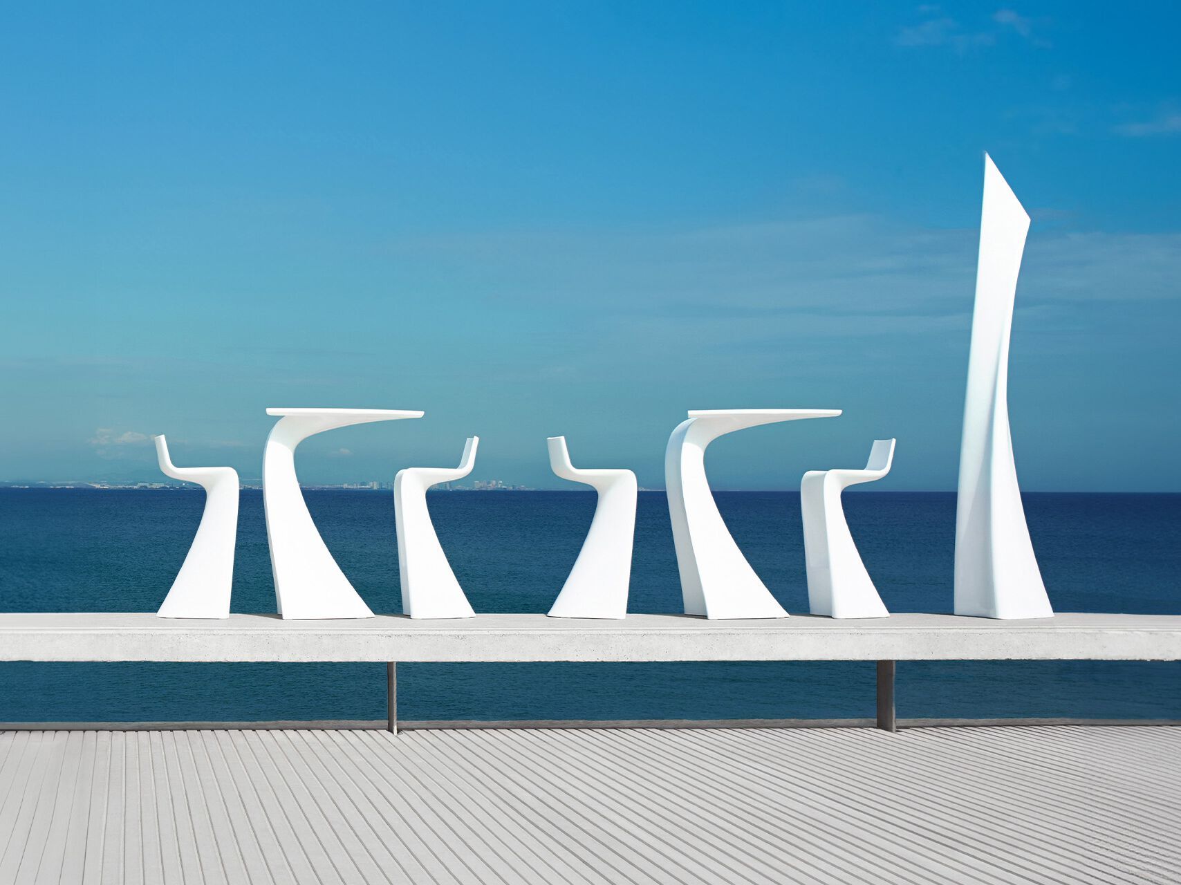 Полиэтиленовый садовый стул Vondom ARCH-00025367 - Вид №2