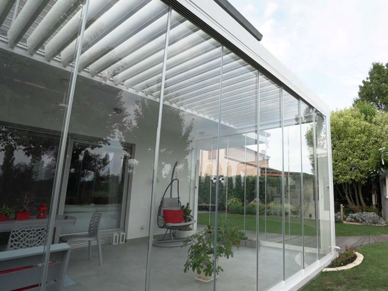 Пергола из алюминия с поворотными пластинами Belle Pergole Beauty ARCH-00146934 - Вид №1