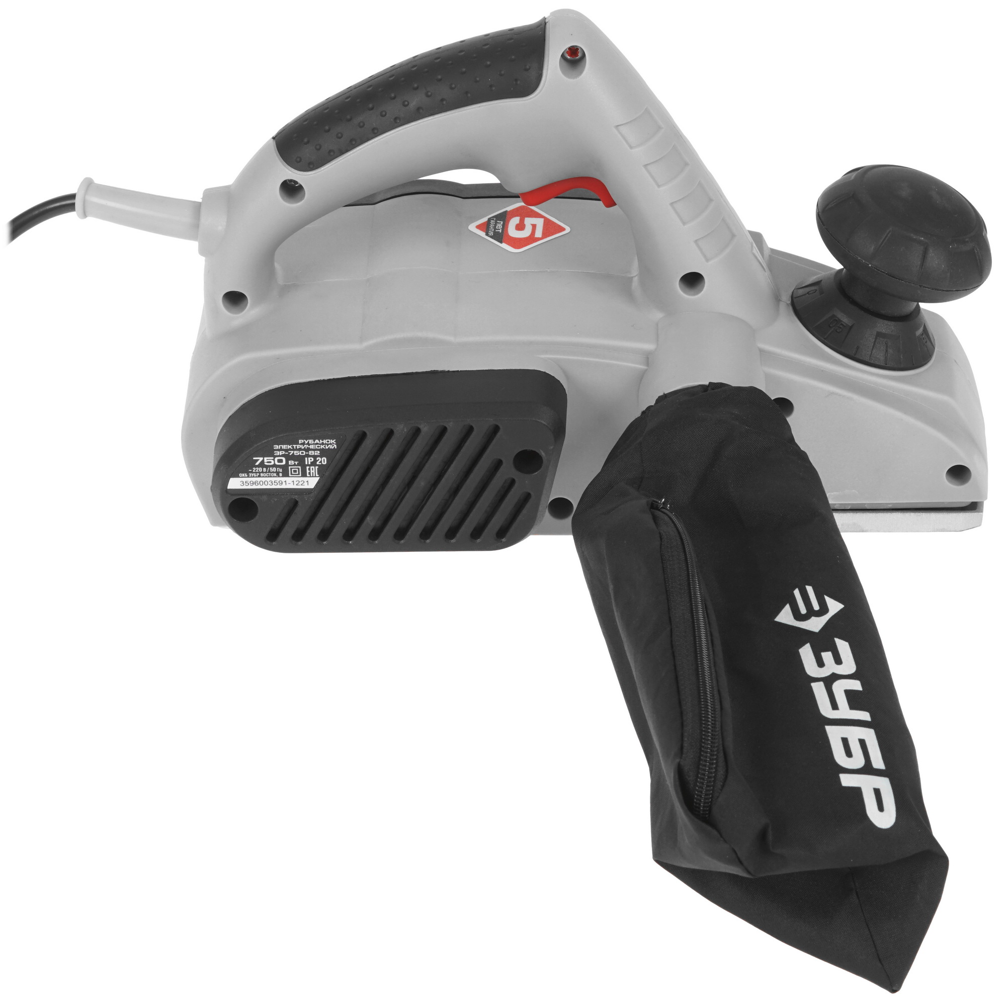 Электрорубанок Зубр ЗР-750-82 1063254 STDN-0019584 - Вид №3