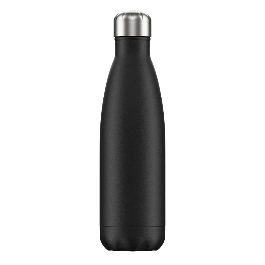 Термос 500 мл черный Monochrome Black CHILLY'S BOTTLES ДИЗАЙНЕРСКИЕ 00-3948002 Черный  - Вид №1