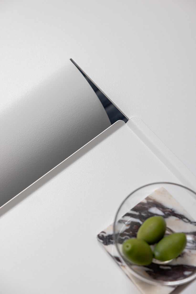 Низкий журнальный столик из листового металла Metallbude CUT ARCH-00111188 - Вид №82