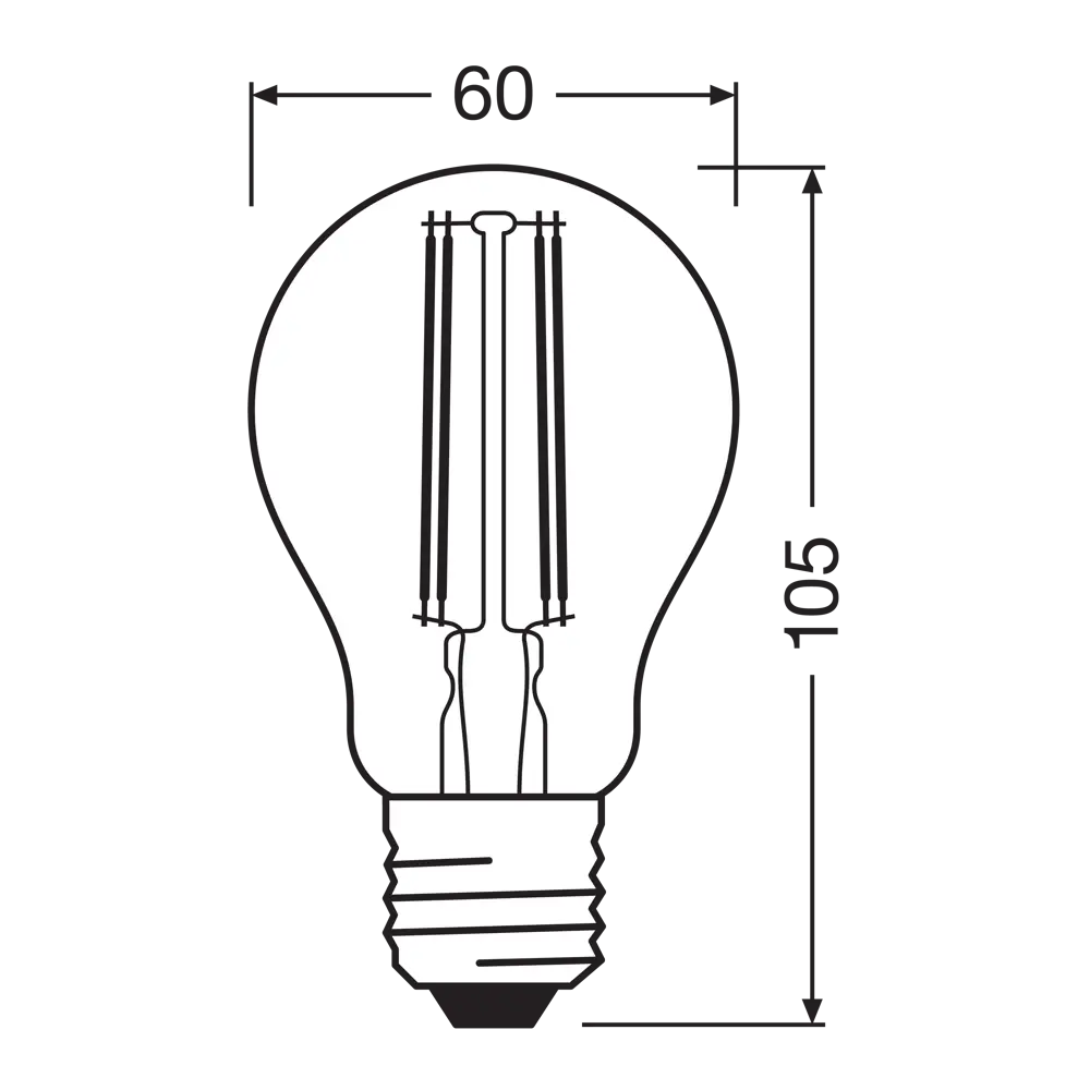 Лампа умная светодиодная Osram Smart Plus E27 220-240 В 5.5 Вт груша прозрачная 806 лм, теплый белый свет LEDVANCE STLM-2062540 - Вид №5