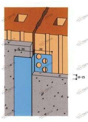 EDILFERRO TRAVEST Расширительный или шовный профиль для штукатурки sun-id-1421869
