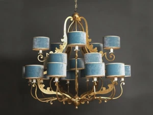 OFFICINACIANI Люстра из железа непрямого света Marot Hl1055ch-20