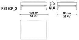 B&B Italia Outdoor Садовый диван из ткани Ribes sun-id-1376014 - Вид №3