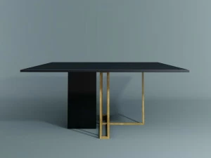 Meridiani Квадратный обеденный стол Edition plinto Xw