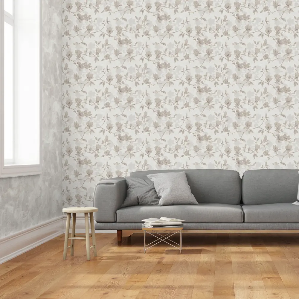 Обои флизелиновые Московская обойная фабрика Скарлет бежевые 4090-1 1.06 м STLM-2142675 - Вид №3