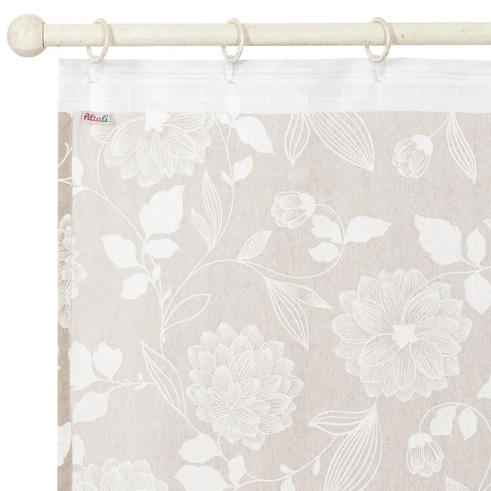 Штора на ленте Белиссимо 160x270 см цвет бежевый Altali STLM-2207412 - Вид №3