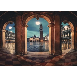 Картина на стекле Сан-Марко ночью 50х70 см