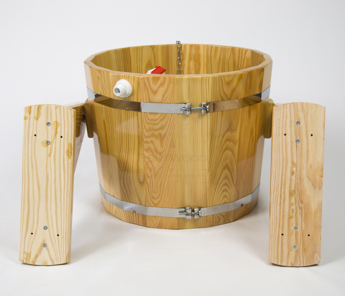 142 Обливное устройство из лиственницы 20 литров (лиственница натуральная) Alyarus  - Вид №5