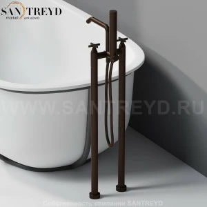 Напольный смеситель AMEM325BR MEMORY для ванны бронзовый