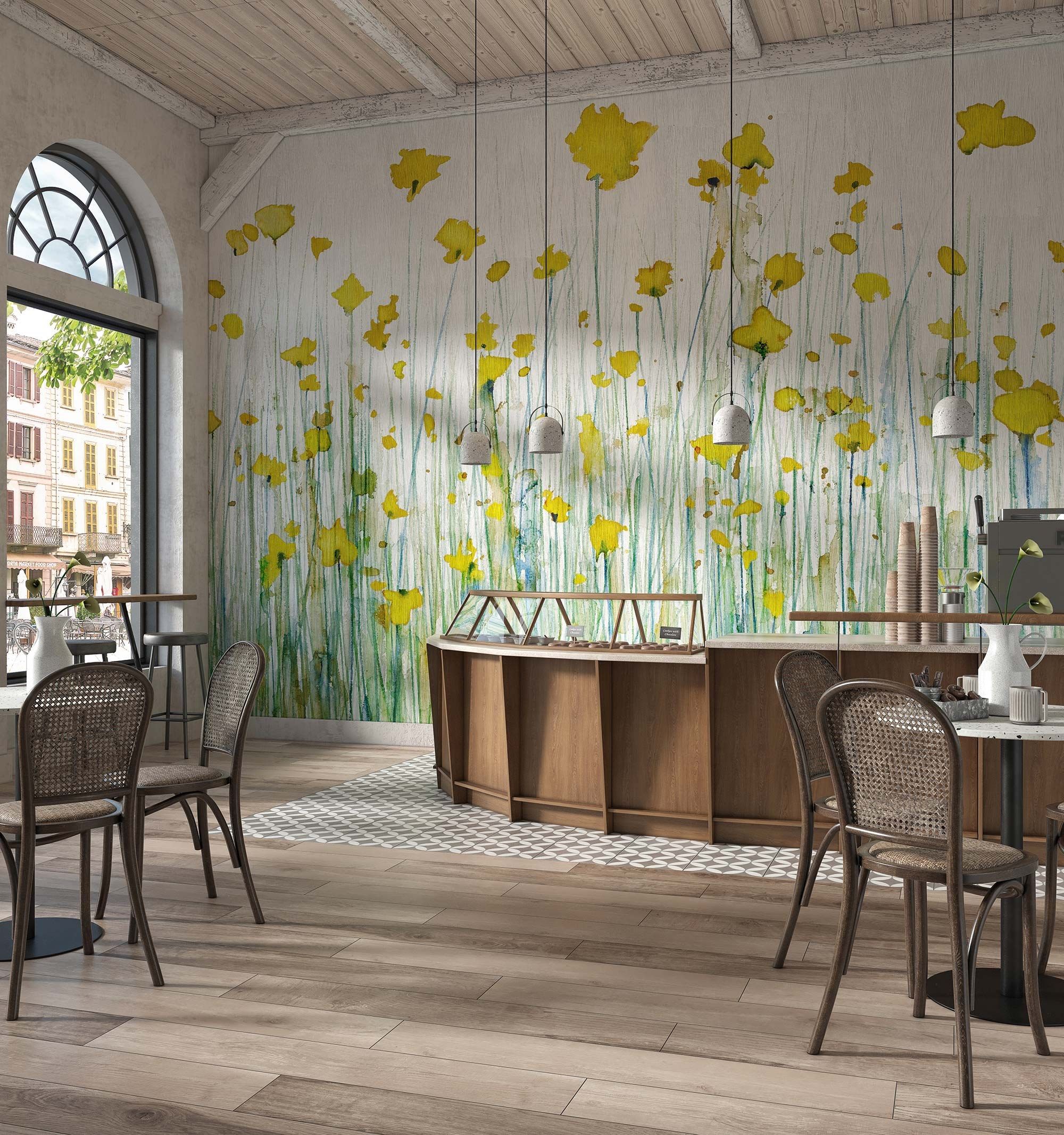 Панорамные обои с цветочными мотивами Tecnografica коллекции произведений искусства ARCH-00125504 - Вид №10