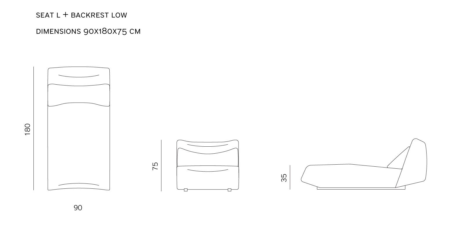 Модульный тканевый диван с полуостровом prostoria Отсутствует ARCH-00066693 - Вид №2