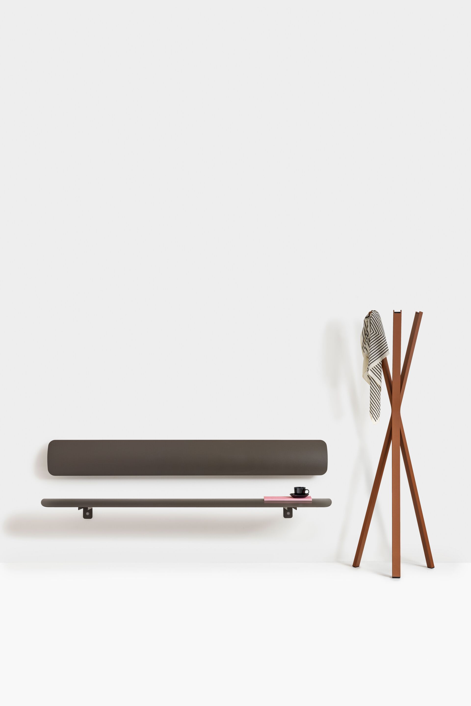 Стальная скамейка с порошковым покрытием FUNCTIONALS BEN ARCH-00131244 - Вид №4