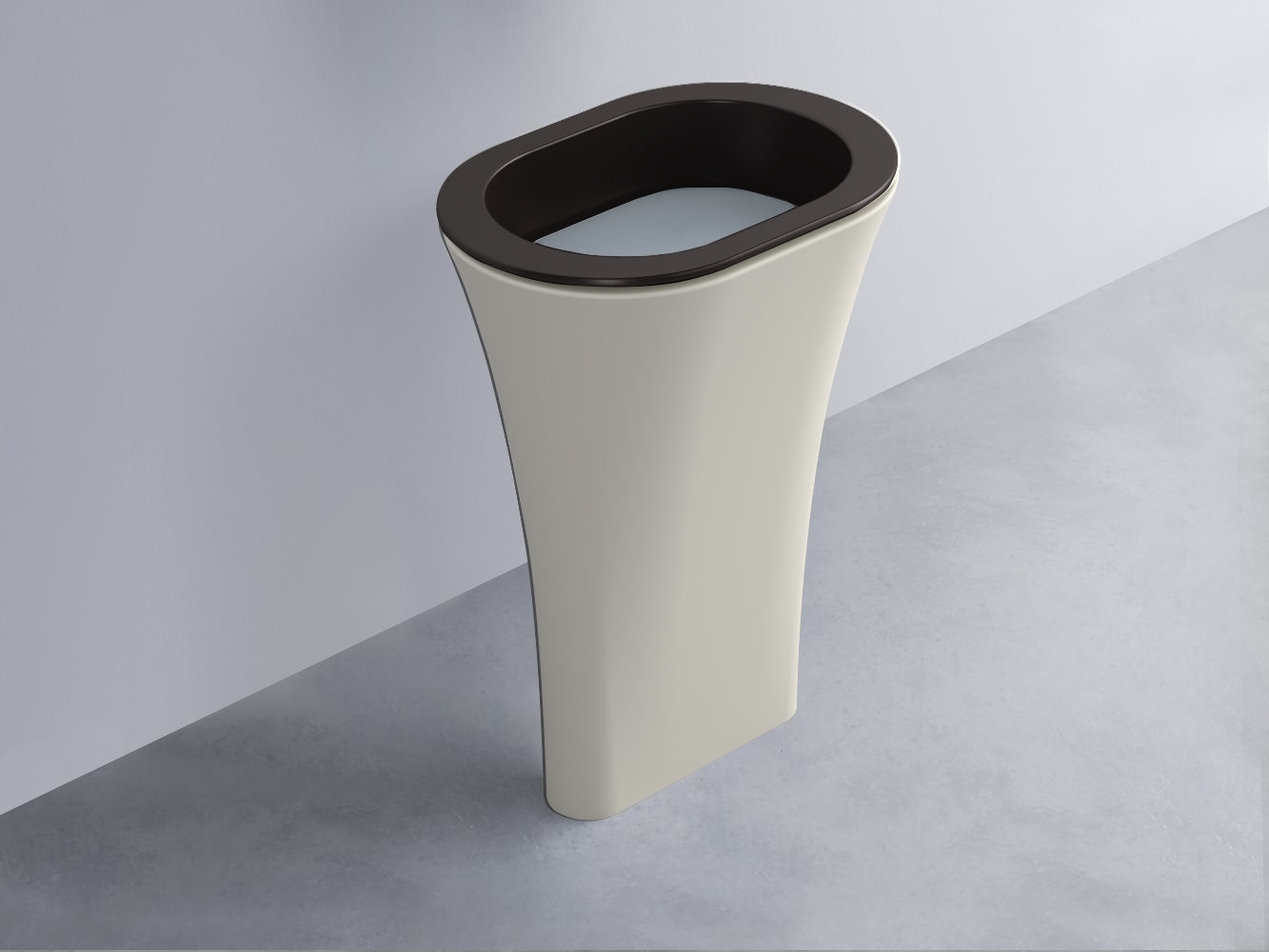 AMLA65-LV+AMPILO-BR+AMCOLO-TL Раковина Amedeo Ovale отдельностоящая cielo Enjoy + Amedeo Ceramica Cielo