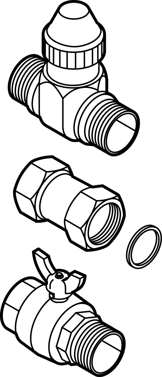 Viega Набор зонных клапанов 1286 (610005) 610 005 - Вид №1