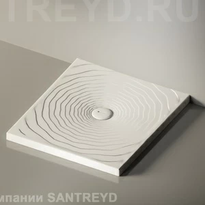 Flaminia WATER DROP Душевой поддон 80 см белый DR80.9016