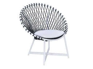 Веревочный садовый стул