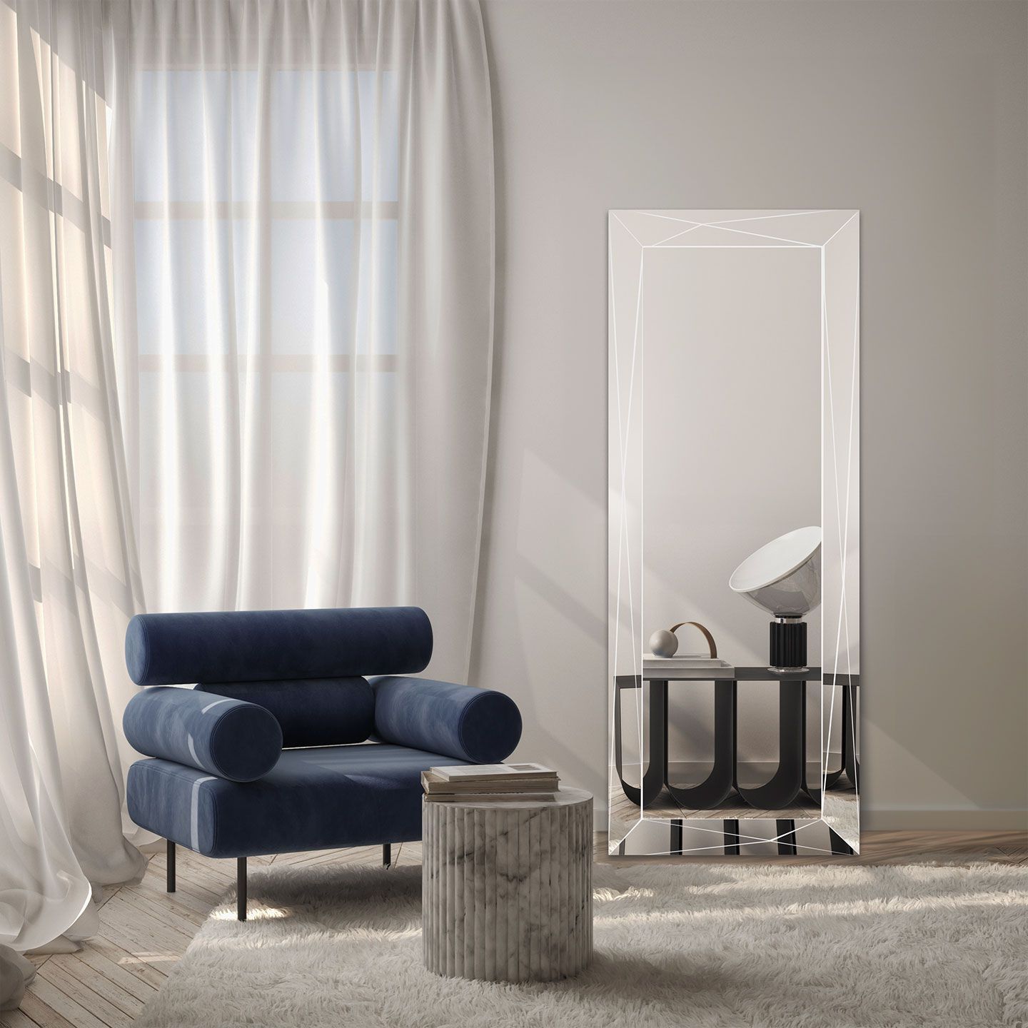 Прямоугольное настенное зеркало Agave TETI ARCH-00062535 - Вид №5