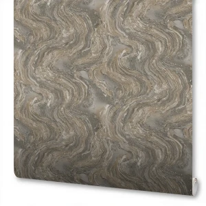 Обои флизелиновые Wallsecret Michelan коричневые 1.06 м 8851-26 89346563 STLM-2172120