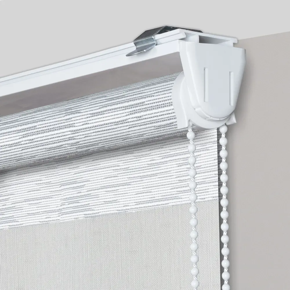 MIAMOZA Рулонная штора день-ночь Москва серая 70x160 см 89411415 STLM-1575767 - Вид №1