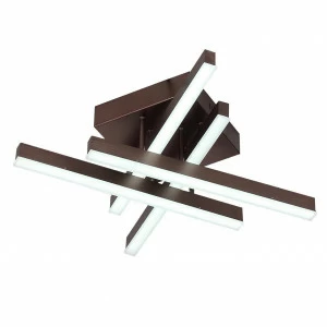 Потолочная светодиодная люстра ST Luce Samento SL933.702.04 ST LUCE ДИЗАЙНЕРСКИЕ, SAMENTO 328347 Коричневый;белый