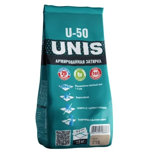 91944673 Затирка цементная Unis 1.5кг латте STLM-1447953