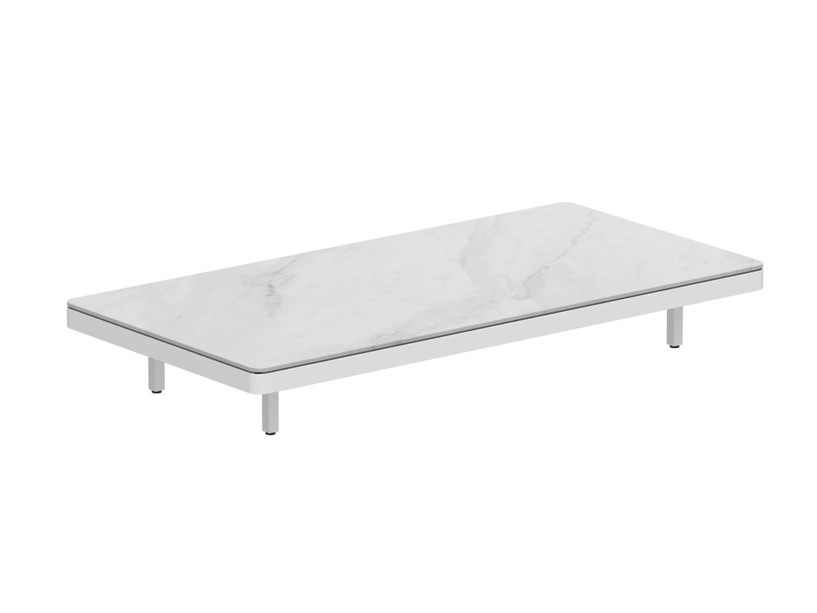 Алюминиевый прямоугольный низкий садовый столик с порошковым покрытием Royal Botania Alura Lounge ARCH-00037854 - Вид №2