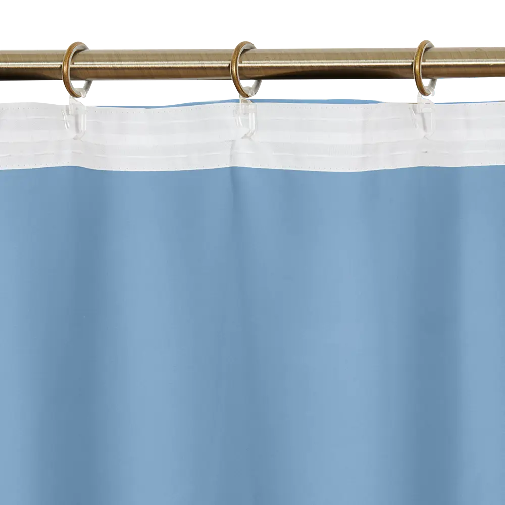 Штора на ленте димаут Ален 140x270 см цвет васильковый ТОРГОВЫЙ ДОМ ТЕКСТИЛЬ STLM-2144198 - Вид №5