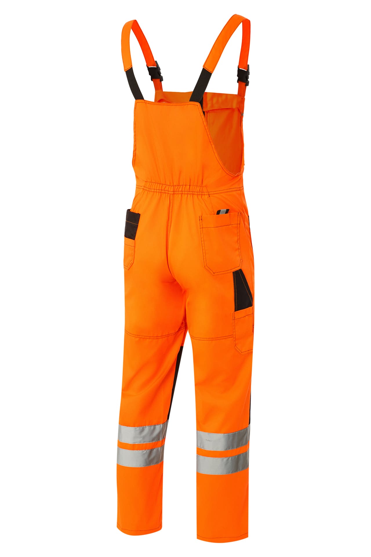 61866 Костюм "Профессионал-2" с СВП оранжево-черный  Летняя спецодежда  размер 52-54/182-188  - Вид №5