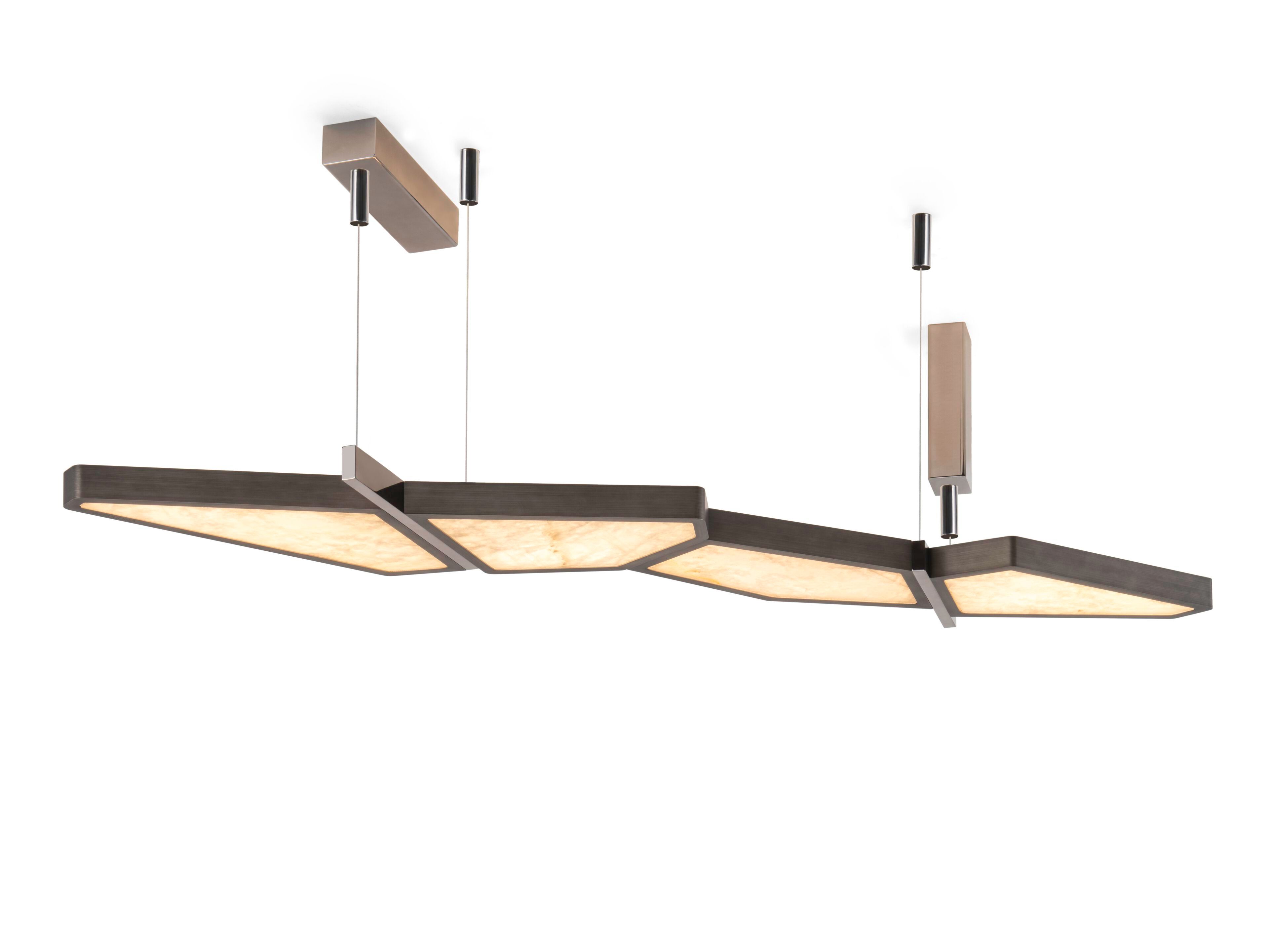 Светодиодный подвесной светильник из мрамора и металла Visionnaire Astralis ARCH-00011429