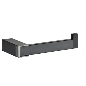 Держатель для туалетной бумаги Swensa Flat цвет черно-серебристый