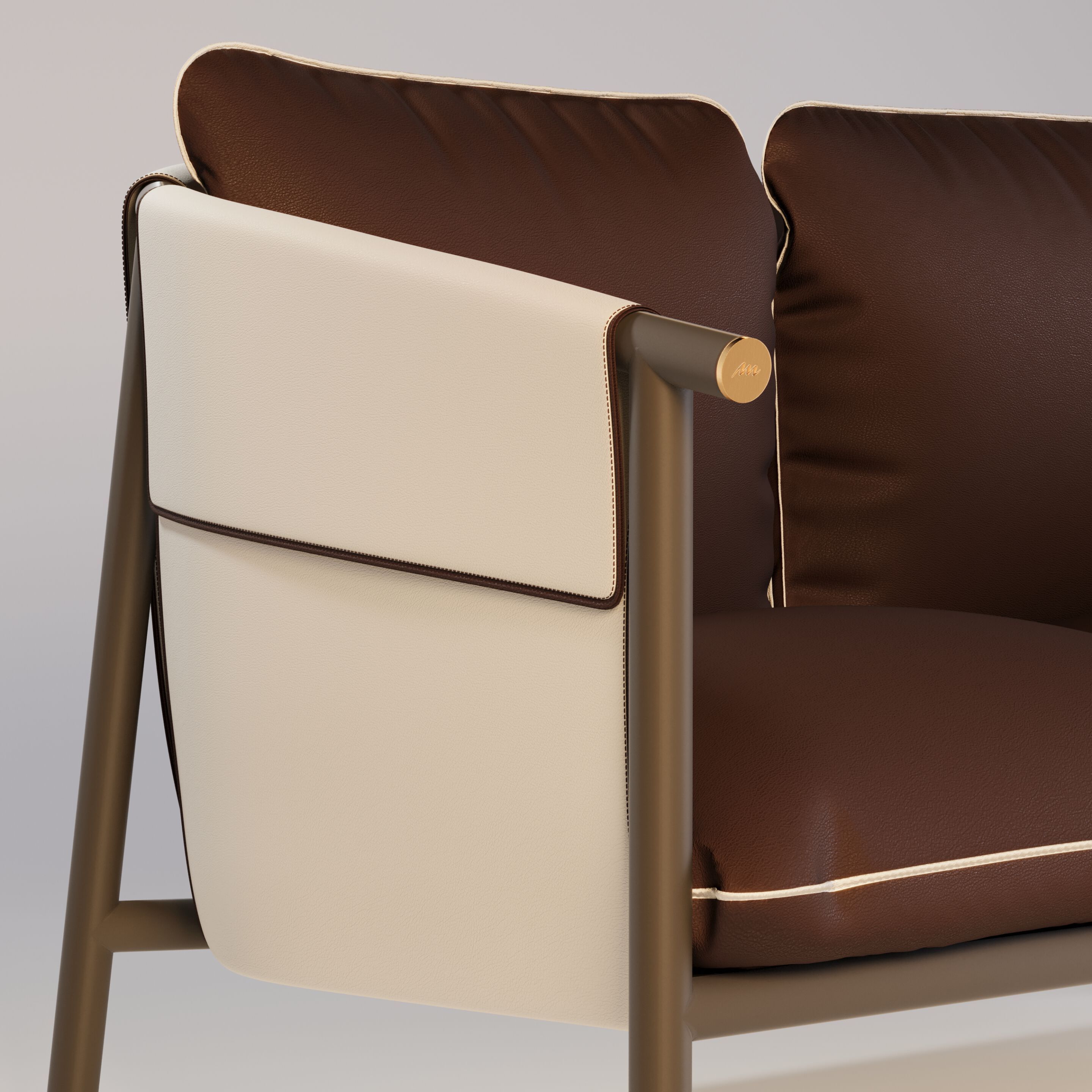 2-местный тканевый садовый диван Myface Селин ARCH-00018650 - Вид №4