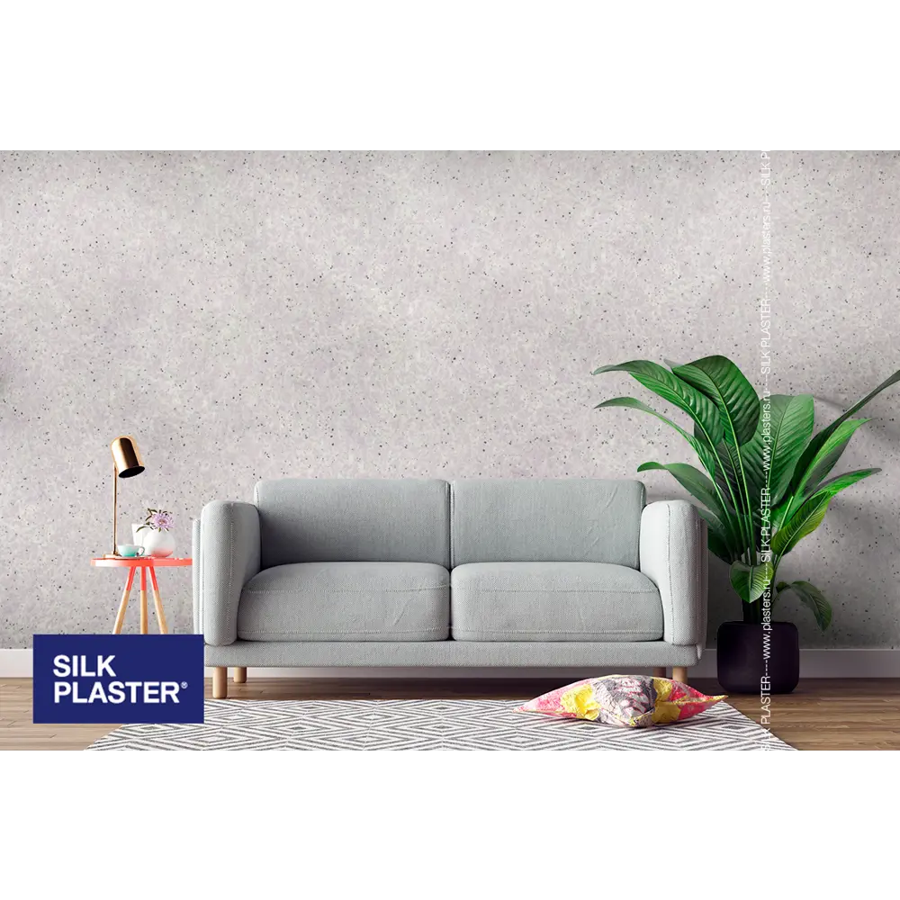 Жидкие обои Silk Plaster Absolute А405 1.115 кг цвет лавандовый STLM-2056081 - Вид №3