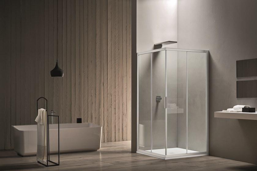 ARBLU Душевой уголок угловой с раздвижной дверцей Vega sun-id-1358232 - Вид №1