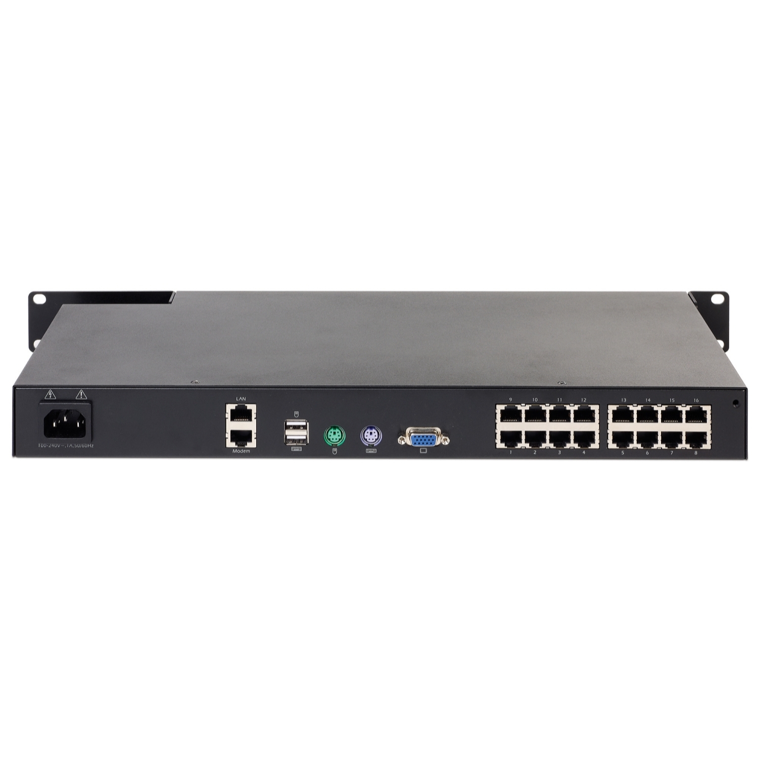 KVM1116R Цифровой KVM-коммутатор, 16 портов, 1 локальный + 1 удаленный пользователь, поддержка функции виртуального дисковода Schneider Electric 