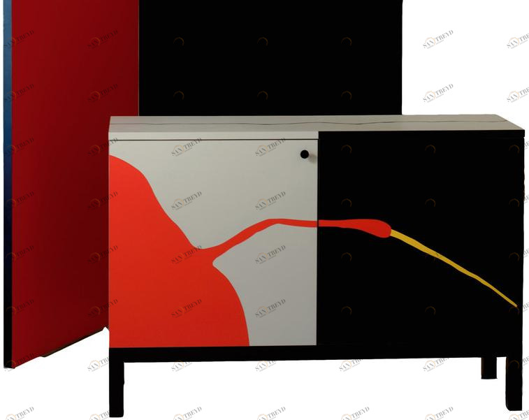 Mirabili Буфет из лакированного ламината с распашными дверцами Mirabili arte d'abitare sun-id-1417864